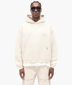 Grand Vintage Hoodie. Shot by EQVVS. Front Model Shot.