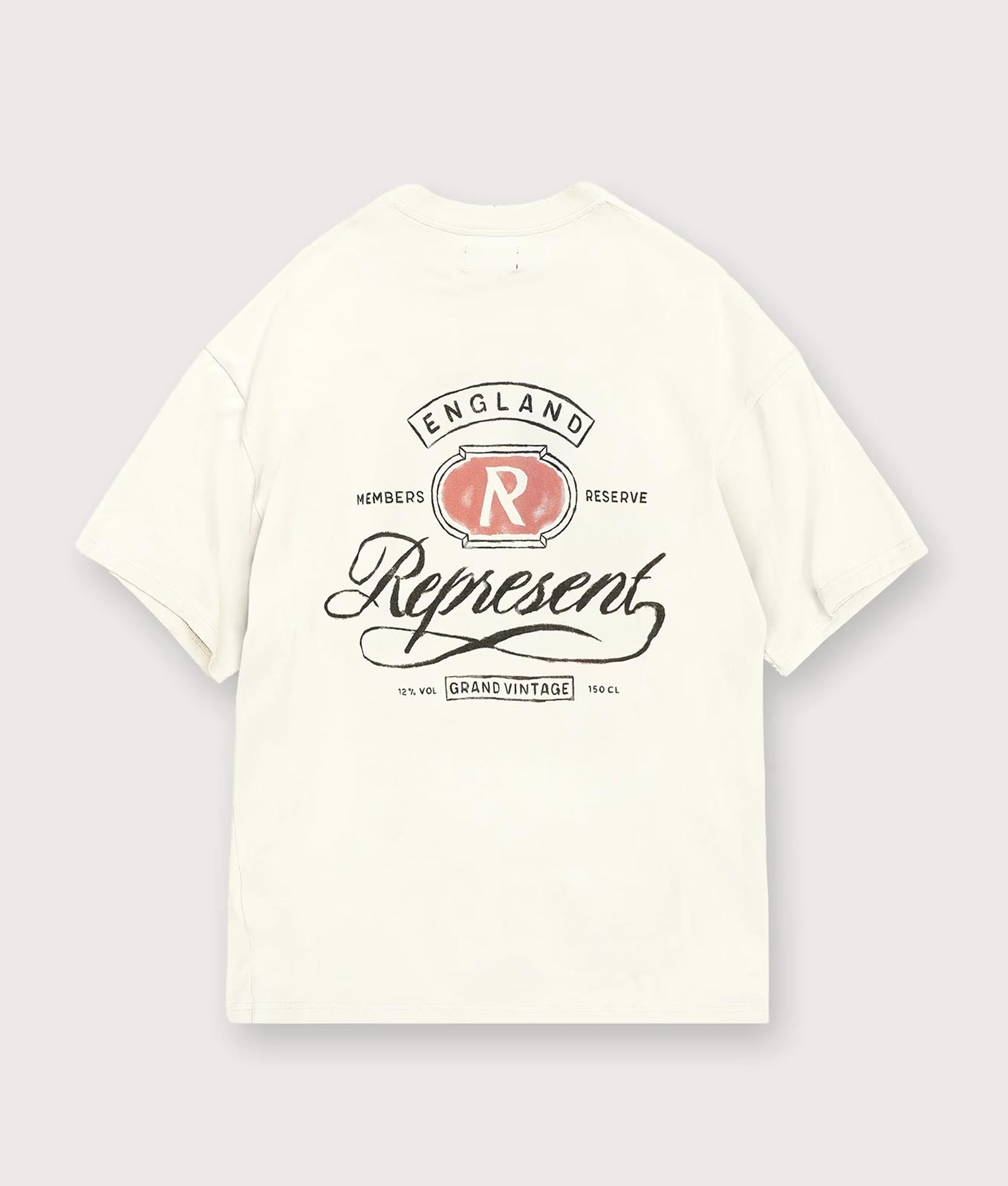 Grand Vintage Hand Drawn T-Shirt. Shot by EQVVS. Back Print Shot.