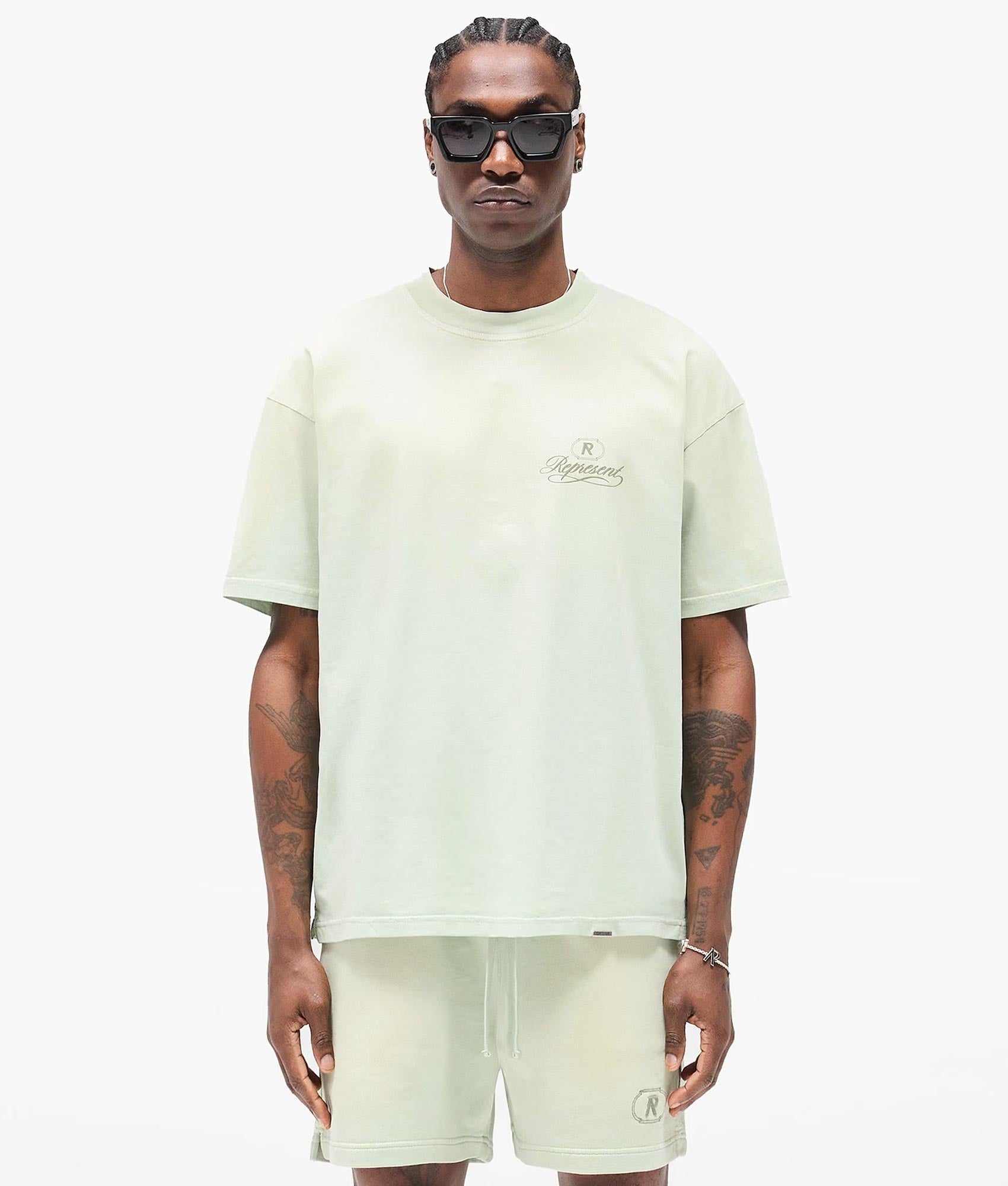 Grand Vintage T-Shirt. Shot by EQVVS. Front Model Shot.