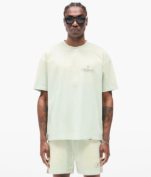 Grand Vintage T-Shirt. Shot by EQVVS. Front Model Shot.