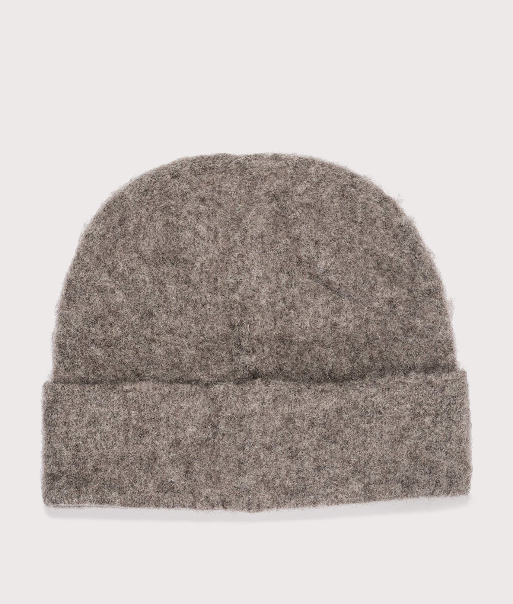 REPRESENT Textured Knit Beanie in Nero at EQVVS Menswear. Back shot.