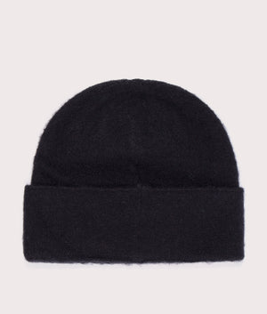 Textured Knit Beanie in Jet Black | REPRESENT | EQVVS | Back shot 