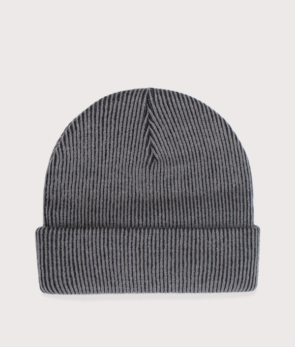 Ribbed Knit Beanie in Vintage Grey | Represent | EQVVS