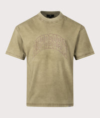 Relaxed Fit Embellished Represent T-Shirt: 59 Vintage Khaki 