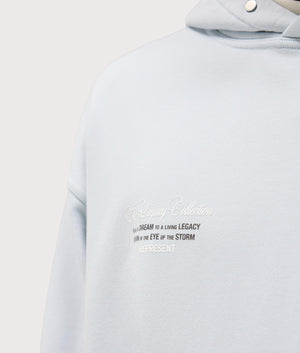 Relaxed Fit Legacy Cherubs Hoodie . 100% Cotton | REPRESENT | EQVVS | Front model detail shot 1 