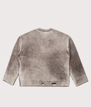 Reversible Fade Out Sweatshirt by Represent by Nero. Shot by EQVVS. back flat shot.