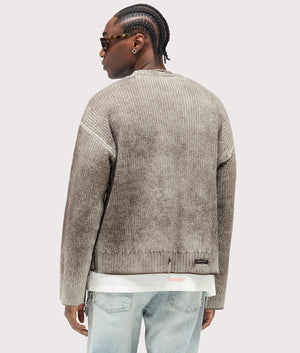 Reversible Fade Out Sweatshirt by Represent by Nero. Shot by EQVVS. Back model shot.
