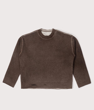 Reversible Fade Out Sweatshirt by Represent by Nero. Shot by EQVVS. Front internal flat shot.