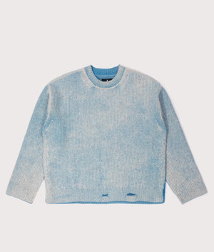 Reversible Fade Out Sweatshirt by Represent in Cloud. Shot by EQVVS. front flat shot.