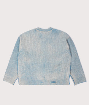 Reversible Fade Out Sweatshirt by Represent in Cloud. Shot by EQVVS. back flat shot.