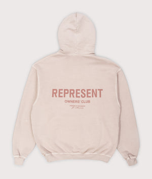 Represent Owners Club Hoodie. Shot by EQVVS. Back print shot.