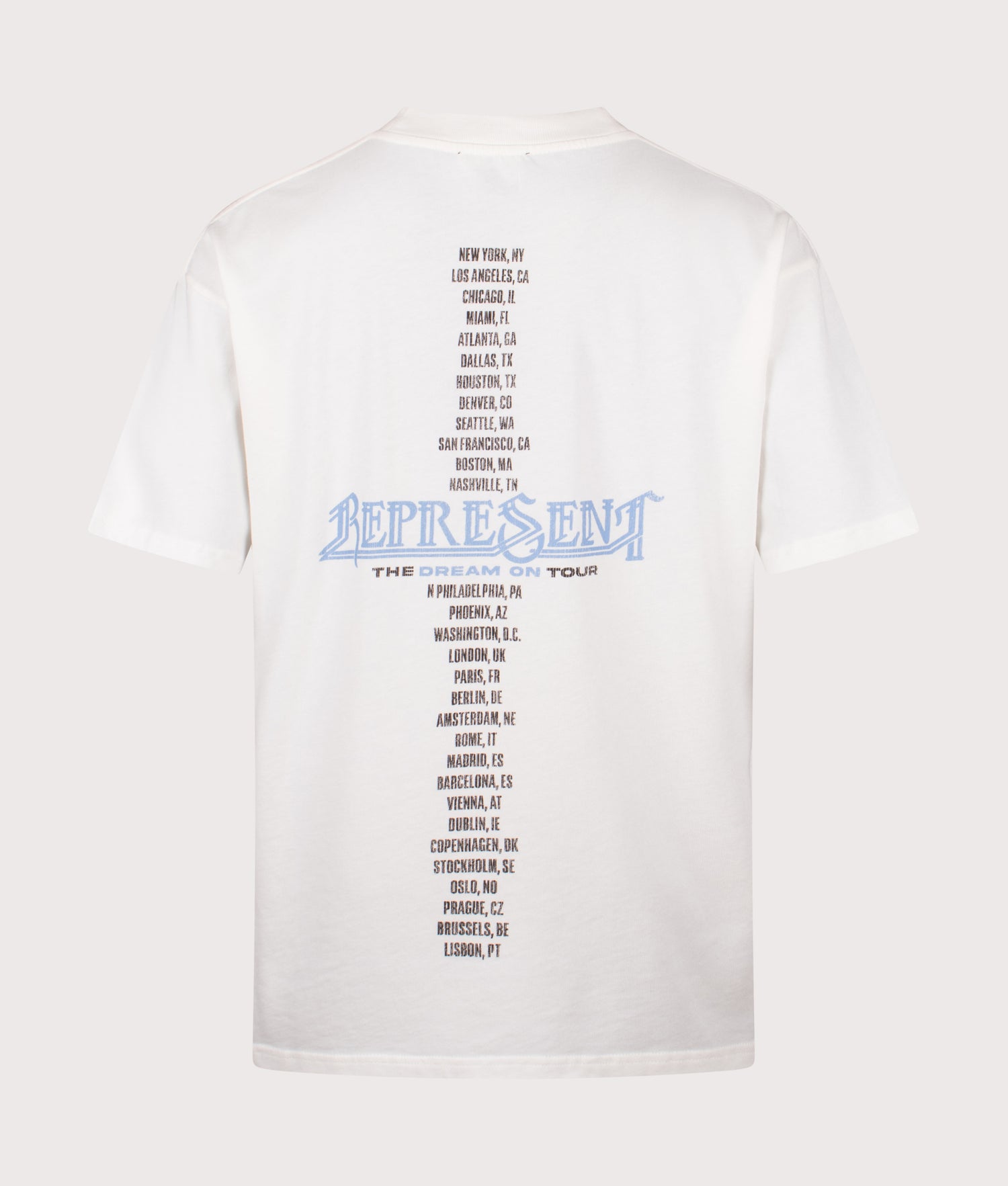 Golden Tour T-Shirt in Flat White | Represent | EQVVS
