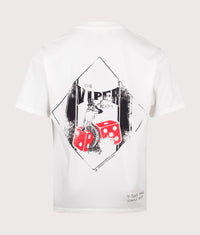 Represent x The Viper Room Dice T-Shirt: 72 Flat White 