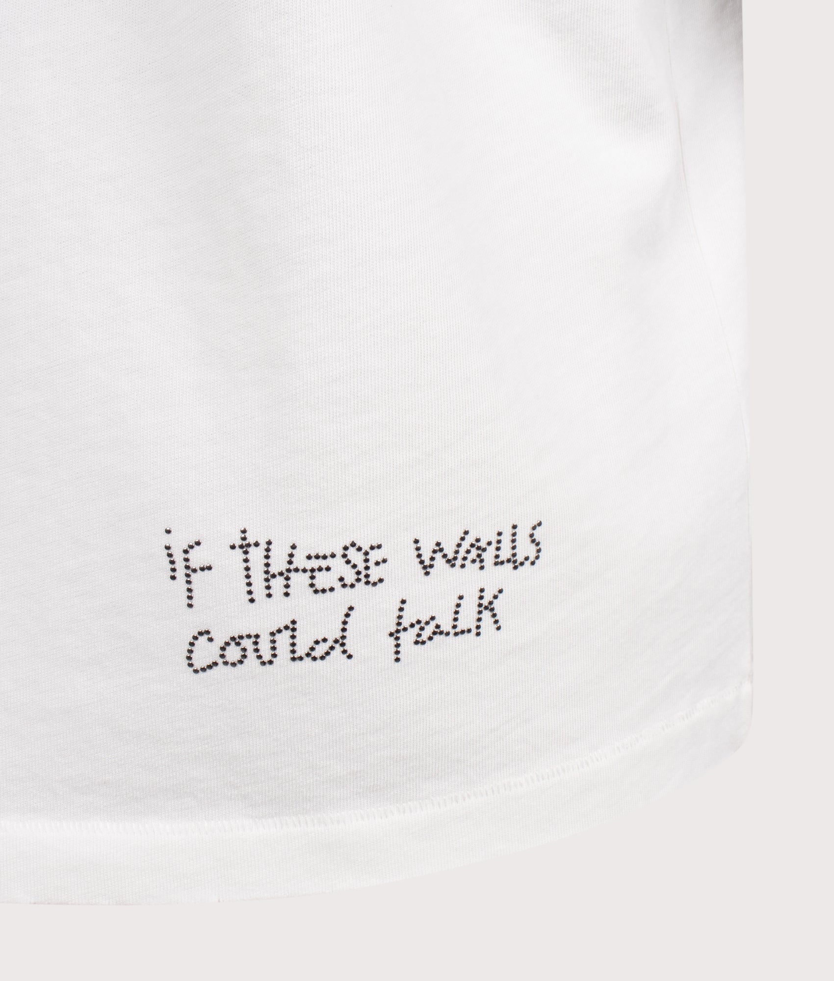 REPRESENT x The Viper Room Dice T-Shirt in Flat White at EQVVS Menswear. Back detail shot.