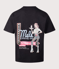 Mel's Diner T-Shirt: 01 Jet Black 