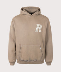 Western Initial Hoodie: 16 Dusty Brown 