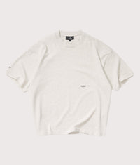 OversizedMicro Owners Club T-Shirt: Cream Marl 