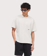 OversizedMicro Owners Club T-Shirt: Cream Marl 