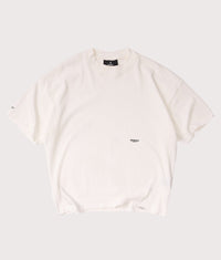 Oversized Micro Owners Club T-Shirt: Flat White 
