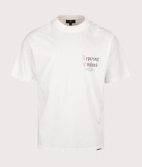 Oversized Fit Private Members T-Shirt: 72 Flat White 