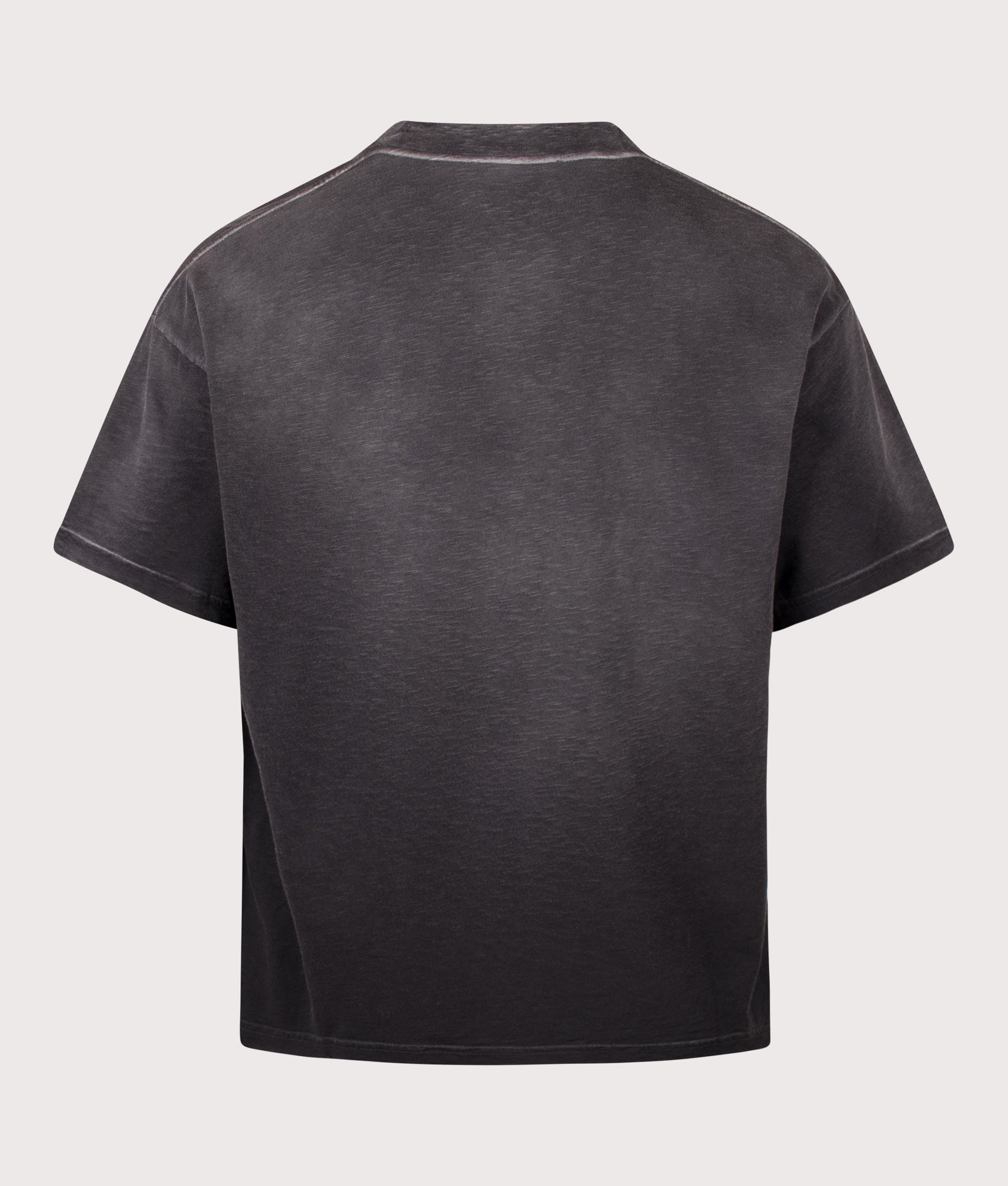 Represent Oversized Fit Owners T-Shirt in Vintage Black at EQVVS Menswear. Detail shot.