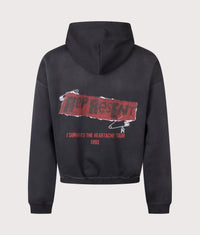 Oversized Fit Ransom Hoodie: 06 Vintage Black 