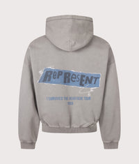 Oversized Fit Ransom Hoodie: 47 Oxidised Grey 