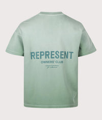 Oversized Fit Represent Owners Club T-Shirt: 36 Washed Aloe 