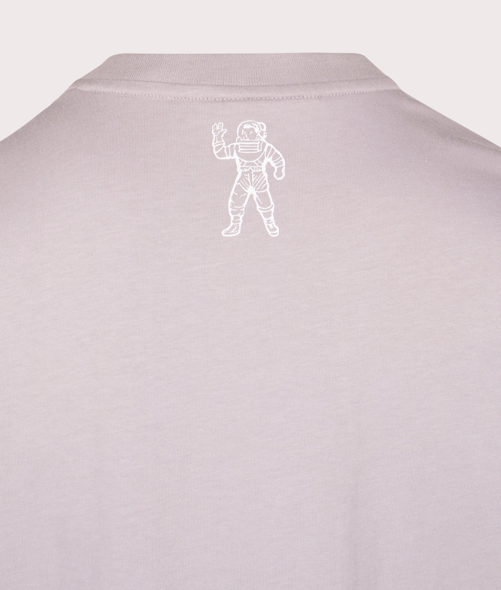 Small Arch Logo T-Shirt in Flat Grey . 100% Cotton | Billionaire Boys Club | Shot at EQVVS | Back detail shot