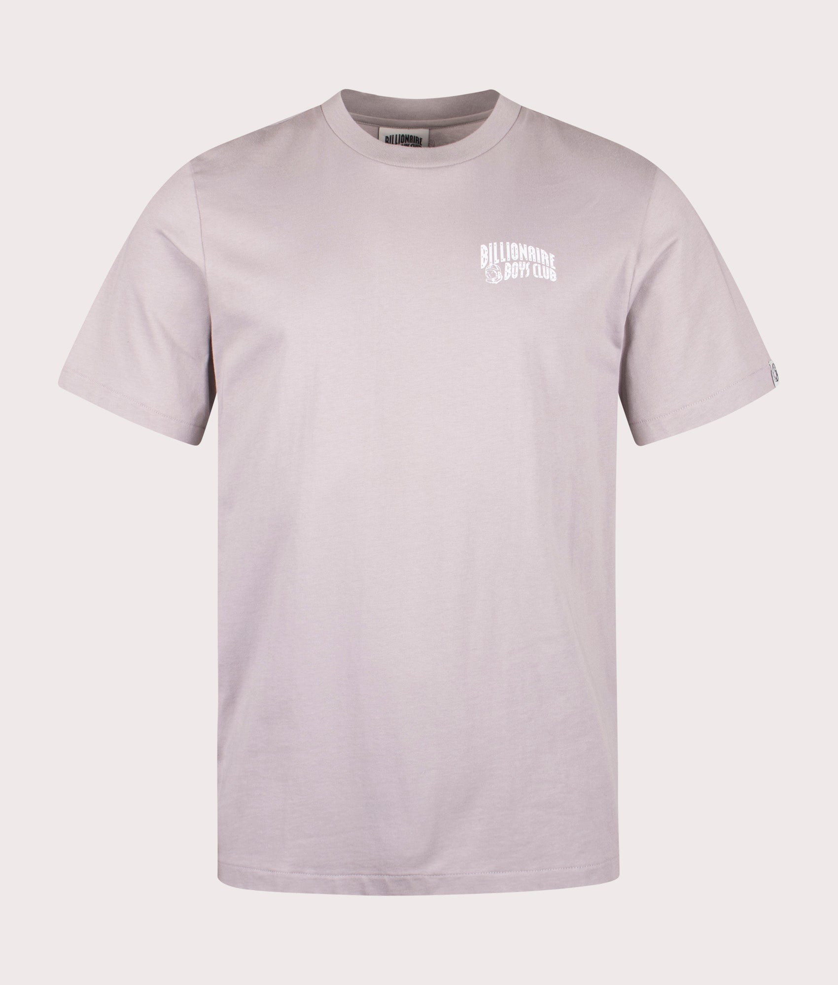 Small Arch Logo T-Shirt in Flat Grey . 100% Cotton | Billionaire Boys Club | Shot at EQVVS | Front shot