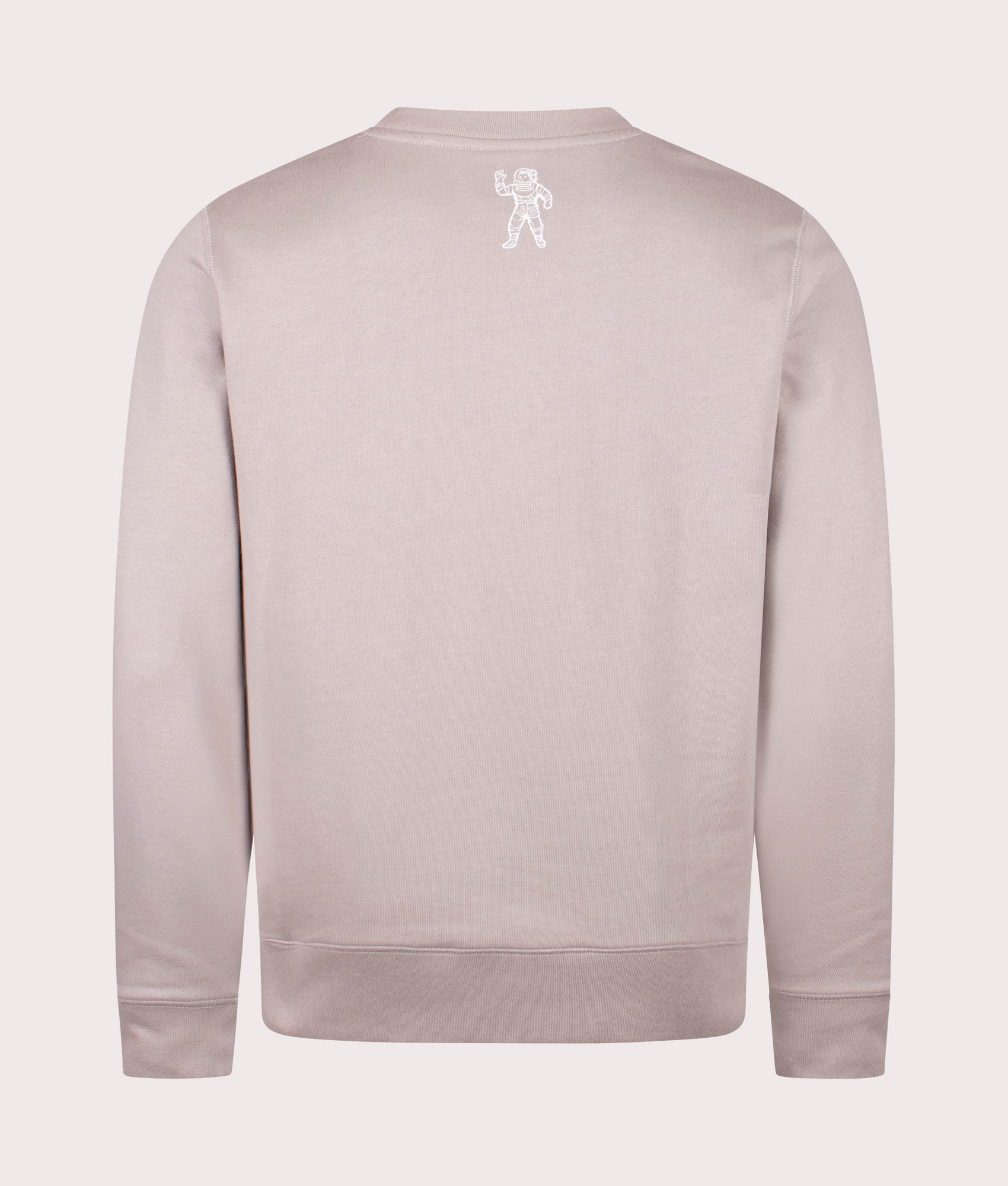 Small Arch Logo Sweatshirt in Flat Grey. 100% Cotton | Billionaire Boys Club | Shot at EQVVS | Back shot 