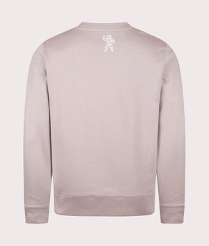 Small Arch Logo Sweatshirt in Flat Grey. 100% Cotton | Billionaire Boys Club | Shot at EQVVS | Back shot 