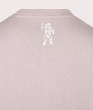Small Arch Logo Sweatshirt in Flat Grey. 100% Cotton | Billionaire Boys Club | Shot at EQVVS | Back detail shot 