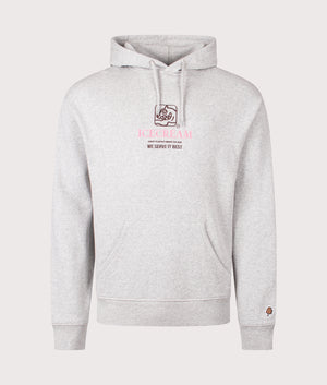 Serve It Best Hoodie in Heather Grey | ICECREAM | Shot by EQVVS | Front shot.