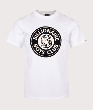 Emblem T-Shirt y Billionaire Boys Club in White. Shot by EQVVS. Front shot.
