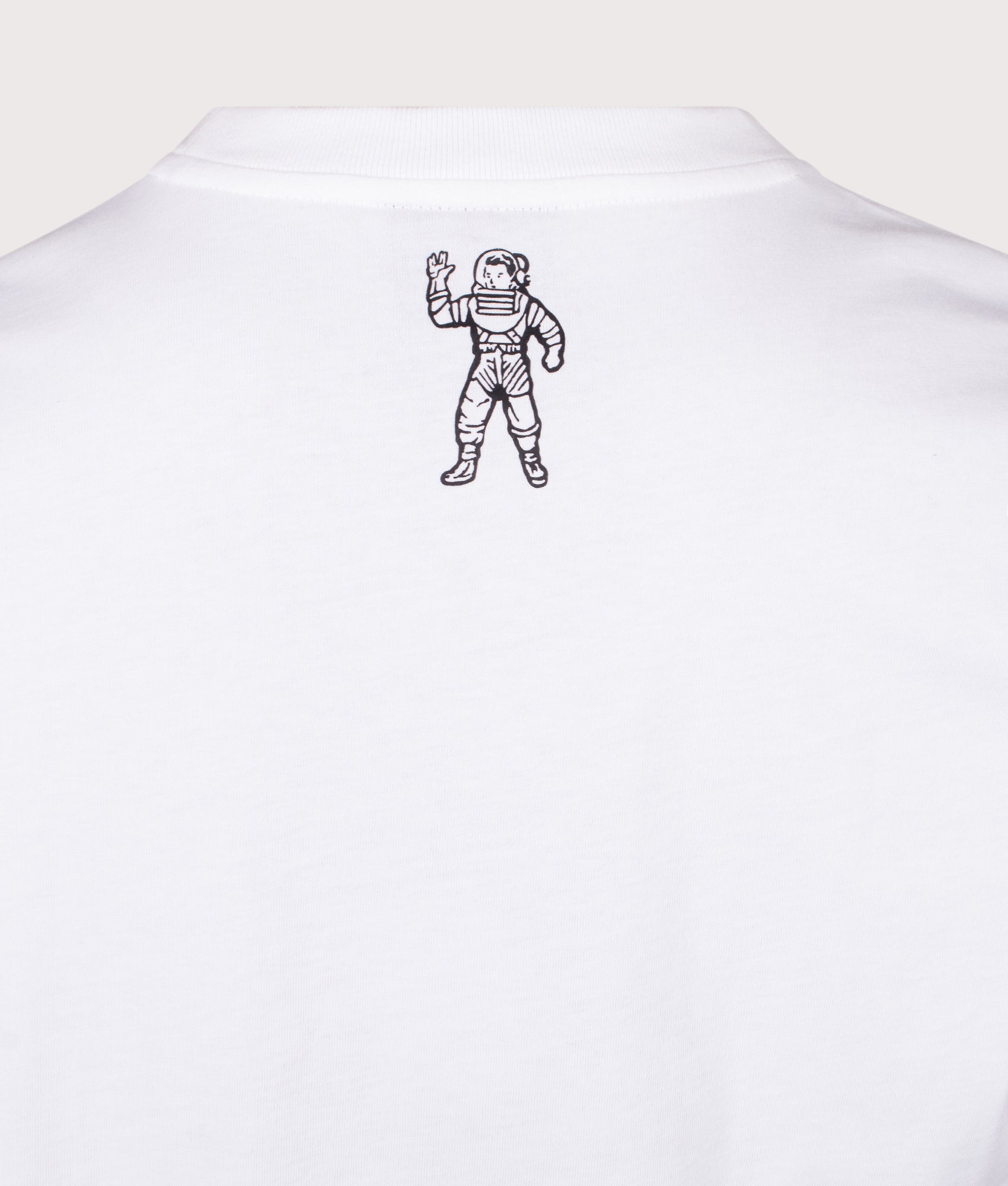 Emblem T-Shirt y Billionaire Boys Club in White. Shot by EQVVS. Detail shot.