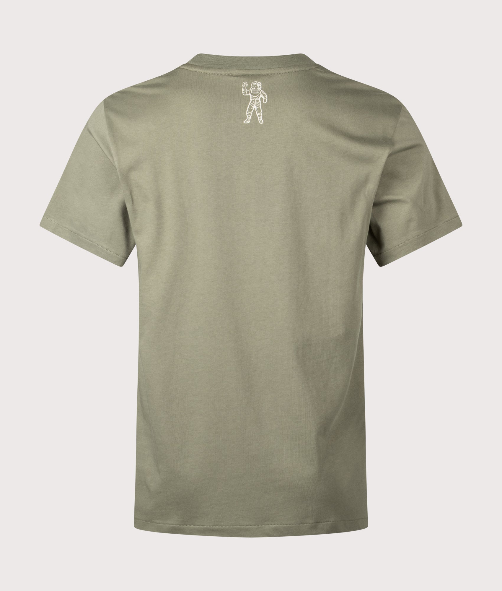 Small Arch Logo T-Shirt in Olive/Ecru | 100% Cotton | Billionaire Boys Club | EQVVS | Back shot