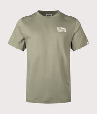 Small Arch Logo T-Shirt: Olive/Ecru 