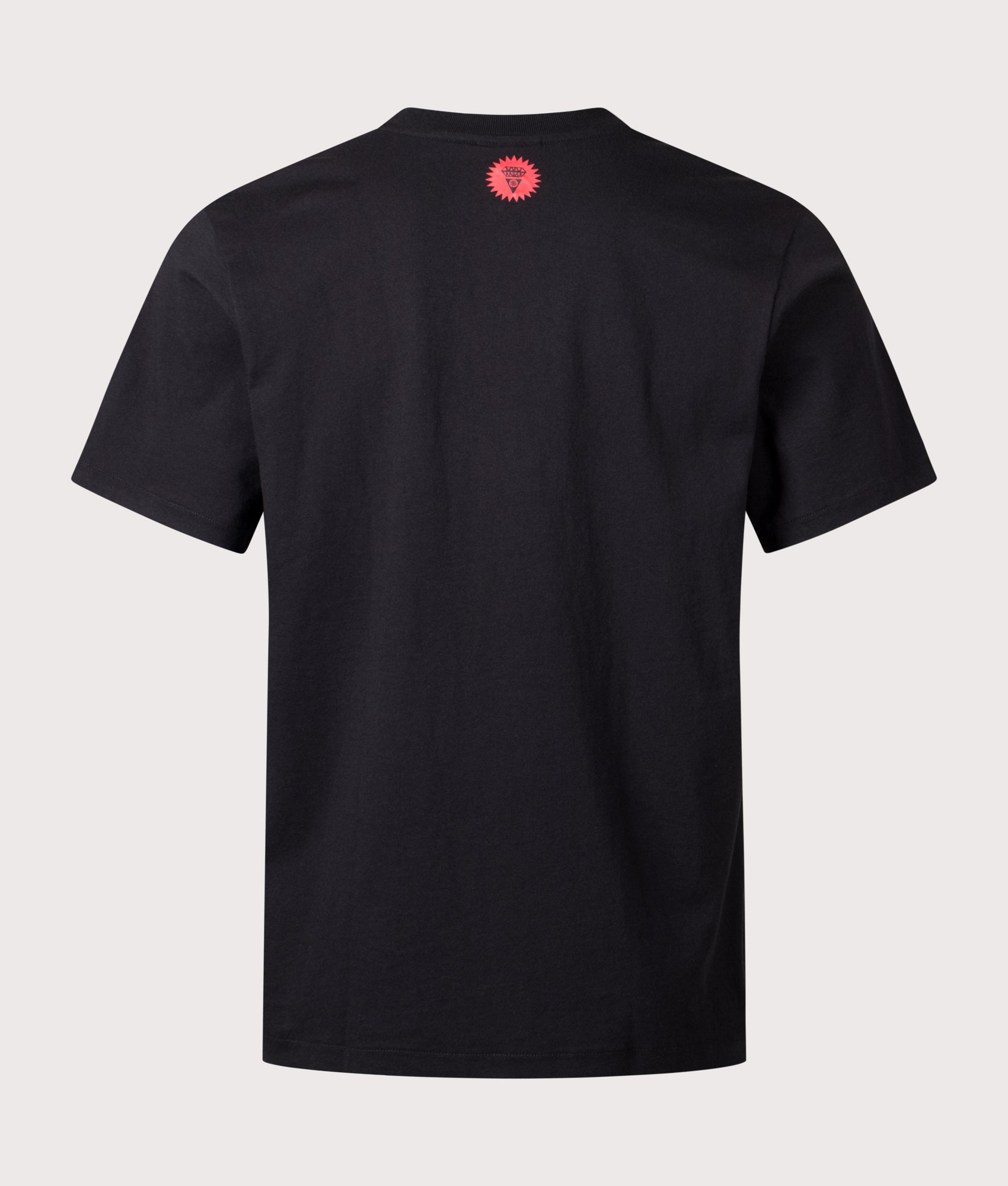 Billionaire Boys Club Choc Chip Running Dog T-Shirt in Black at EQVVS Menswear. Back shot.