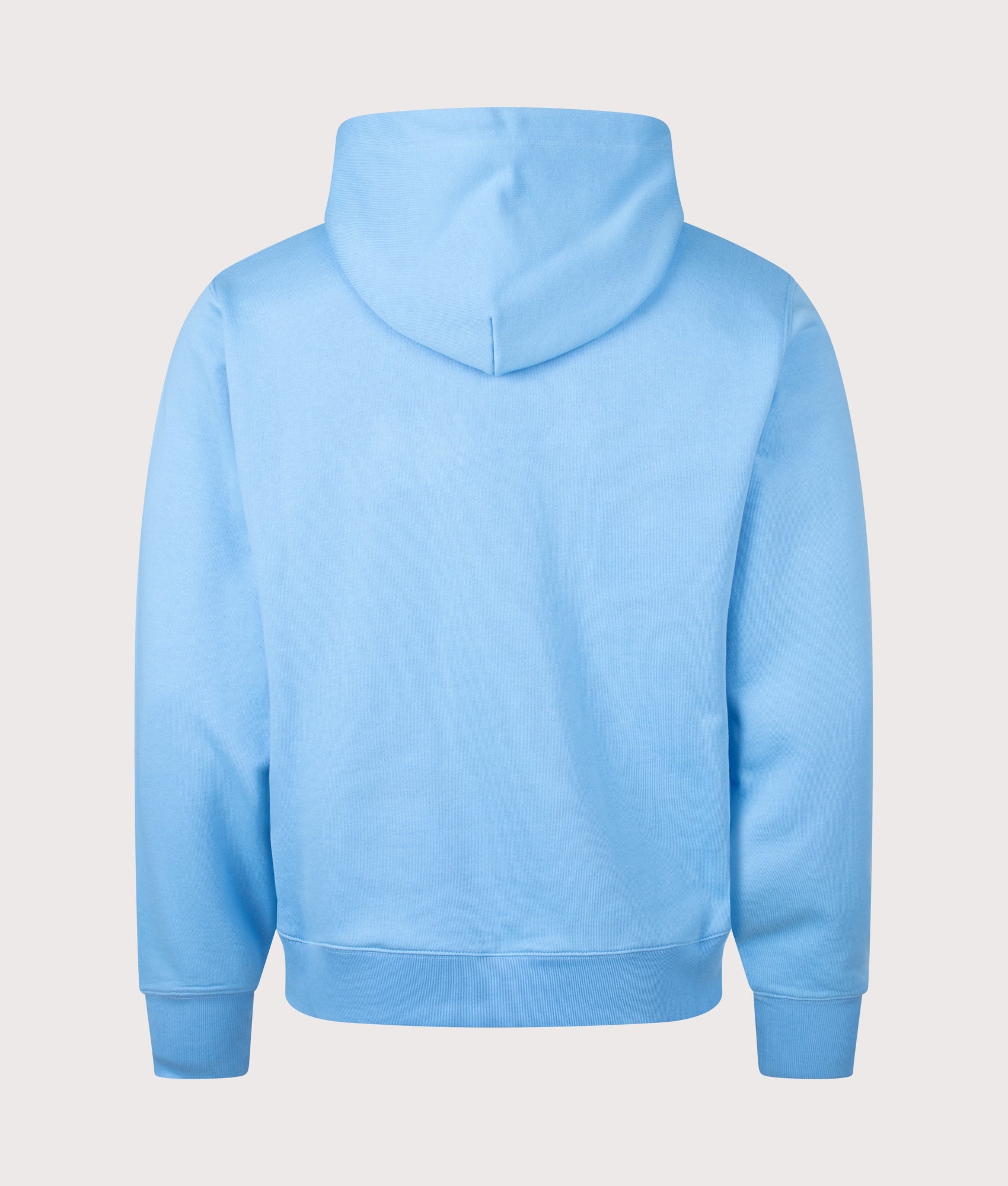 Billionaire Boys Club Diamond Script Logo Popover Hoodie in blue at EQVVS Menswear. Back shot.