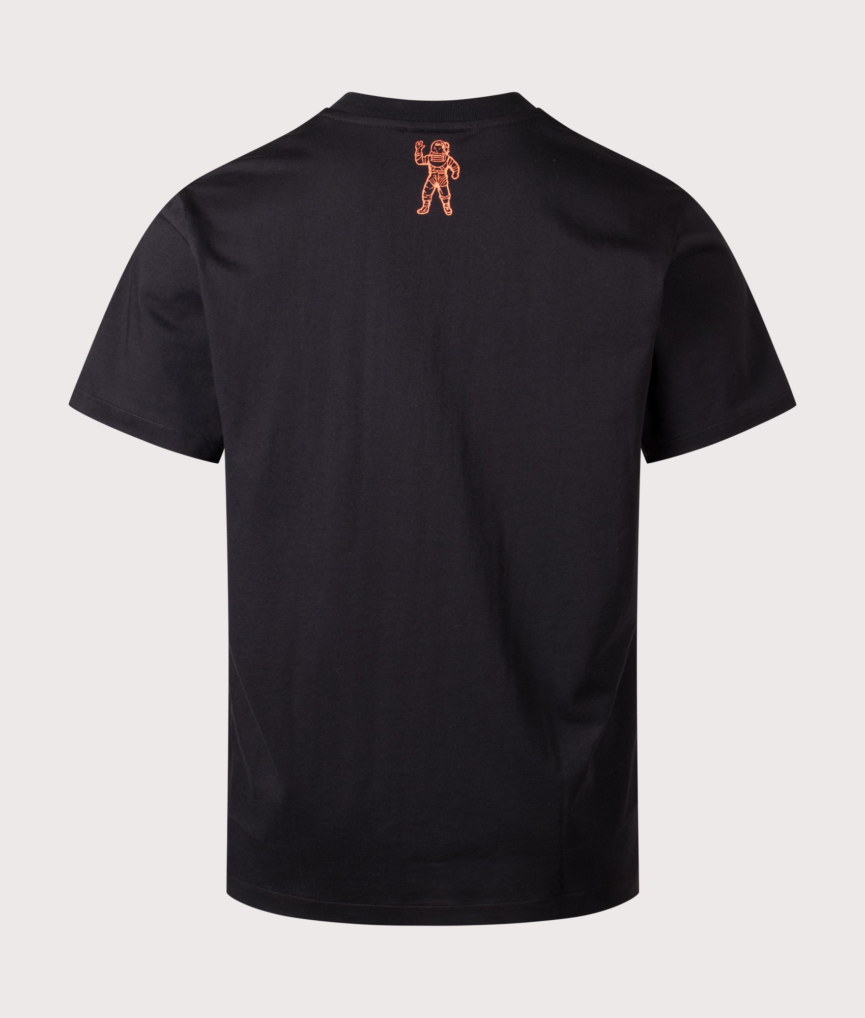 Billionaire Boys Club Overlay Camo Fill Arch Logo T-Shirt in Black at EQVVS Menswear. Back shot.