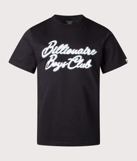 Diamond Script Logo T-Shirt: Black 