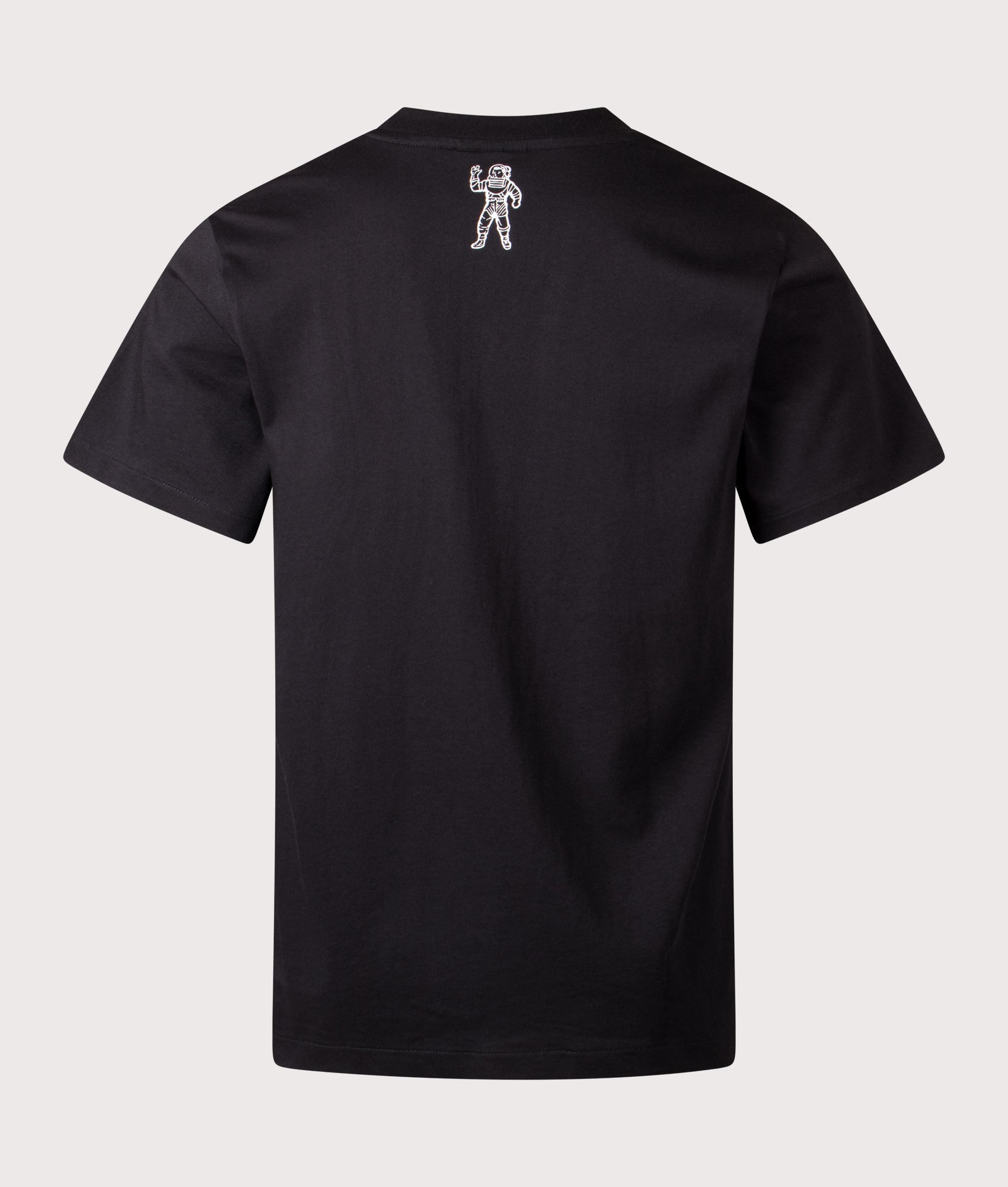 Billionaire Boys Club Diamond Script Logo T-Shirt in Black at EQVVS Menswear. Back shot.