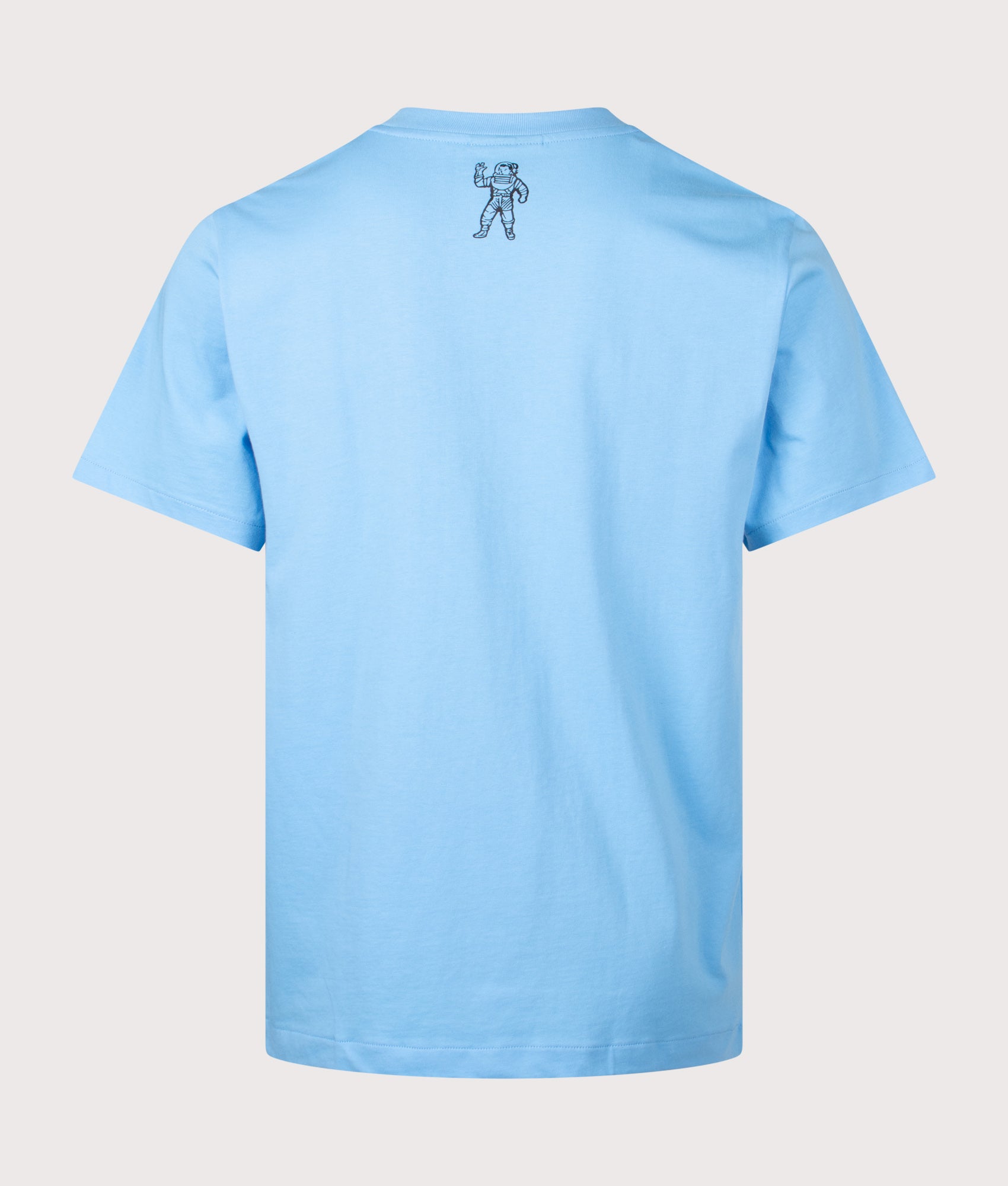 Billionaire Boys Club Diamond Script Logo T-Shirt in Blue at EQVVS Menswear. Back shot.