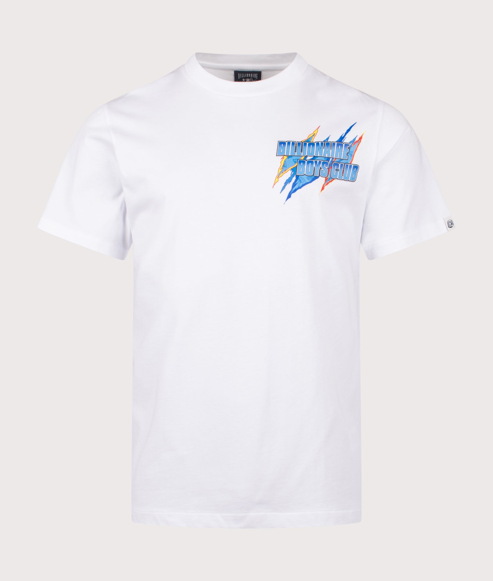 Billionaire Boys Club Speed Ripper T-Shirt in White at EQVVS Menswear. Front shot.