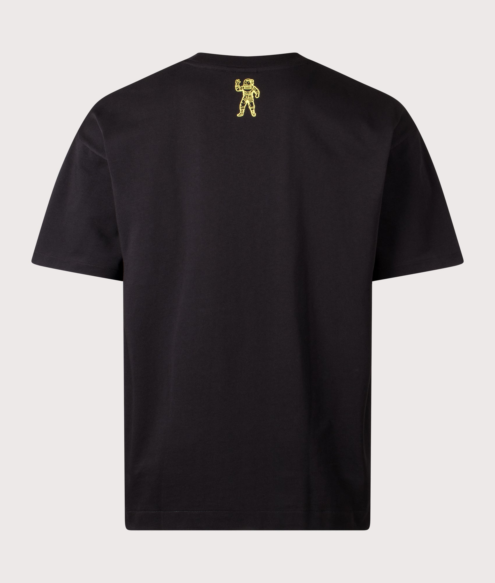 Billionaire Boys Club Oversized Horizon T-Shirt in Black at EQVVS Menswear. Back shot.