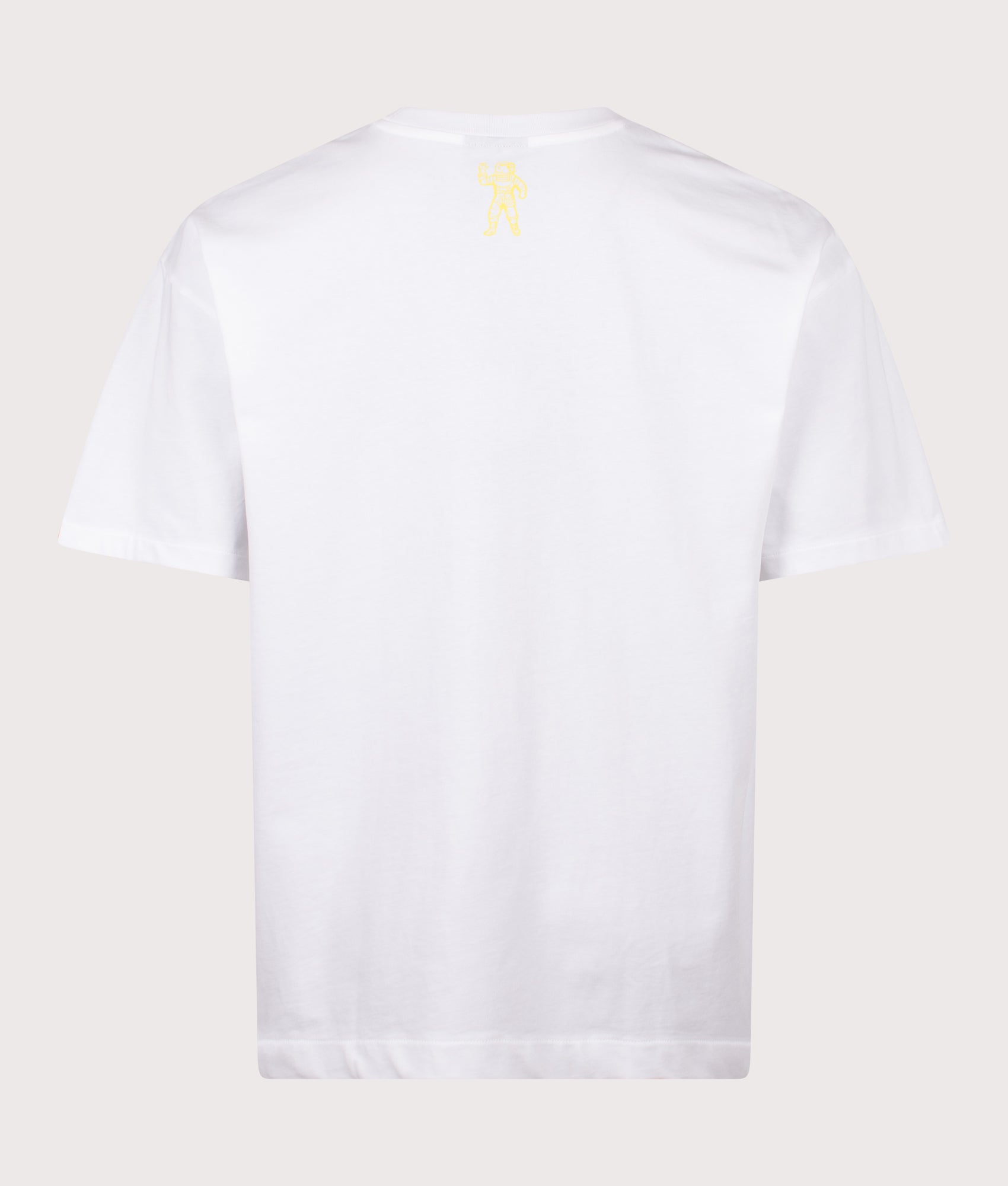 Billionaire Boys Club Oversized Horizon T-Shirt in White at EQVVS Menswear. Back shot.