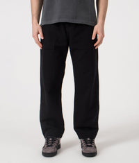 Canvas Chef Pants: Black 