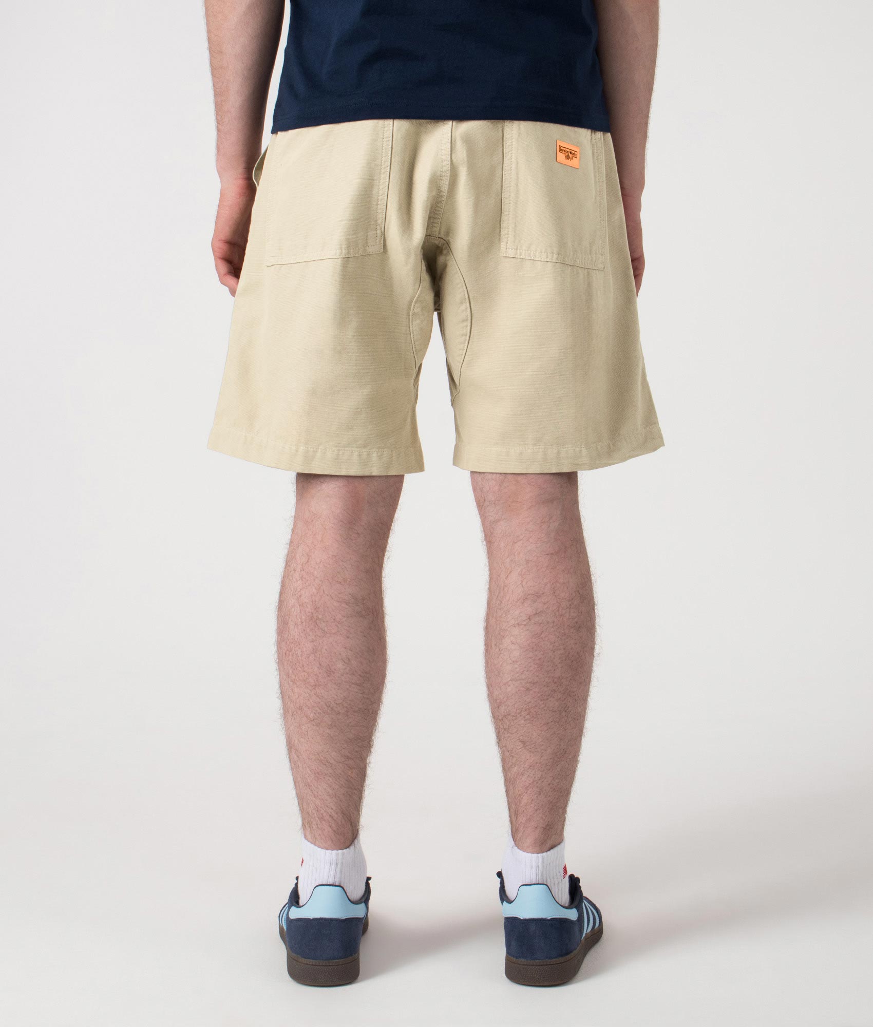 Canvas Chef Shorts. Shot by EQVVS. Back shot.