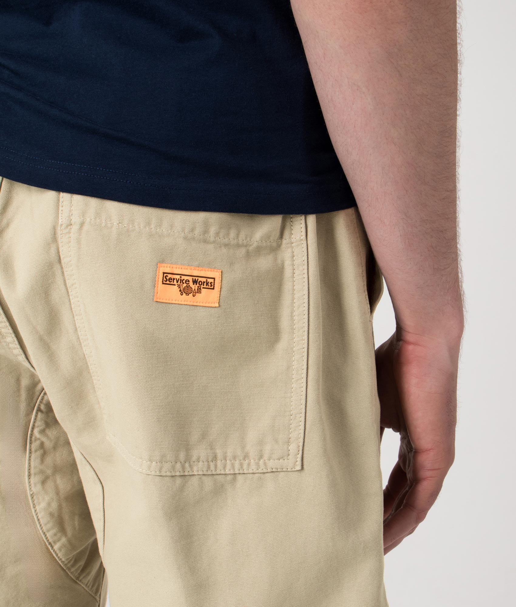 Canvas Chef Shorts. Shot by EQVVS. Detail shot.
